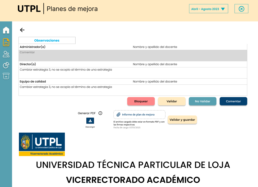 Sistema de Evaluación Integral